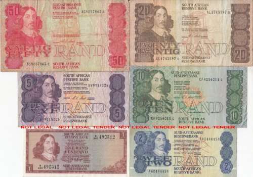 ***  SET OF  SIX  SA   NOTES  FOR ONE BID  ***        SET039AA