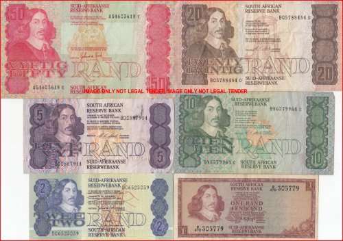 ***  SET OF 6 NOTES   ***        SET054