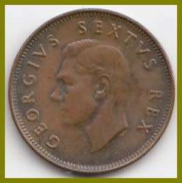 1949   QUARTER  PENNY     SOUTH   AFRICA                    SUN8390
