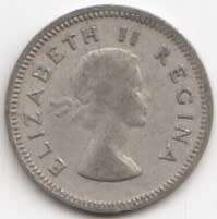 1954  Threepence Coin   SILVER                SUN8752