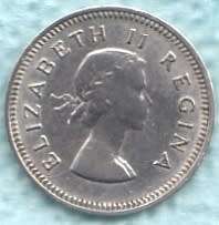 1958  Threepence Coin   SILVER                SUN8761