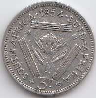 1954  Threepence Coin   SILVER                SUN8794