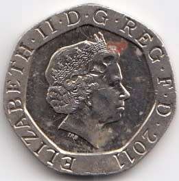2011  -   20  Pence Coin      United Kingdom         SUN9146