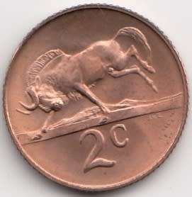 1968   2c   COIN   (AFRIKAANS)       SUN9182