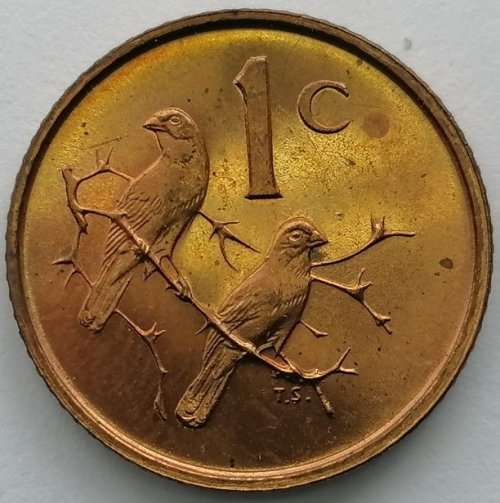 WOW    *** 1965 1 CENT COIN    ***       (ENGLISH)        SUN9533