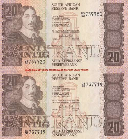 ***  GPC DE KOCK  2 X  R20  NOTES  IN SEQUENCE  ***        SET068