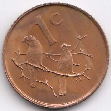 1968   1c   COIN   (AFRIKAANS)       SUN9640