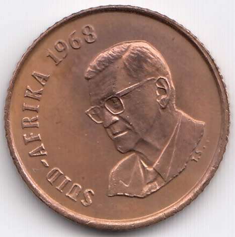 1968   1c   COIN   (AFRIKAANS)       SUN9640