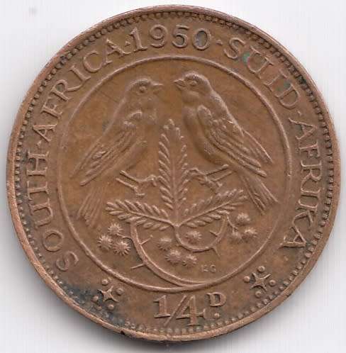 SOUTH AFRICA      1/4 D    1950                 SUN9651