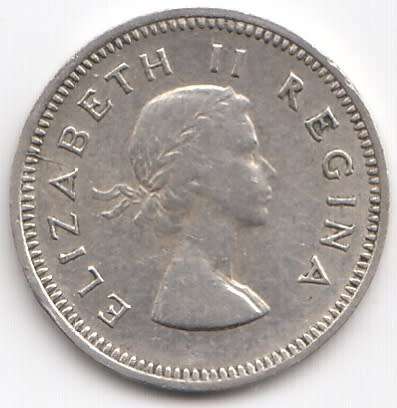 1959  THREEPENCE   SA                SUN9689