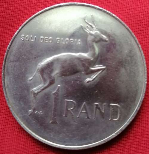 1967   SILVER   R1   COIN   (AFRIKAANS)       SUN9917