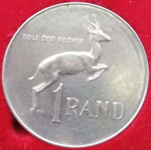 1966  SILVER   R1   COIN   (AFRIKAANS)       SUN9960