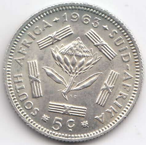 1963   5c   Coin        Silver (.500)        SUN9963