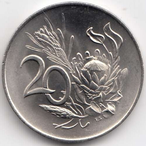 1968    20c   (AFRIKAANS)     COIN                         SUN10103