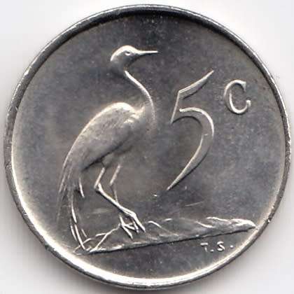 1968    5c   (AFRIKAANS)     COIN                         SUN10114