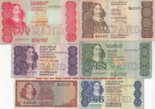 ***  SET OF  NOTES   R1 TO R50 FOR 1 BID  ***        SET006