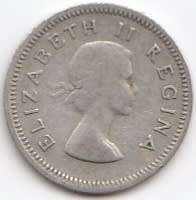 1955  Threepence Coin   SILVER                SUN10306
