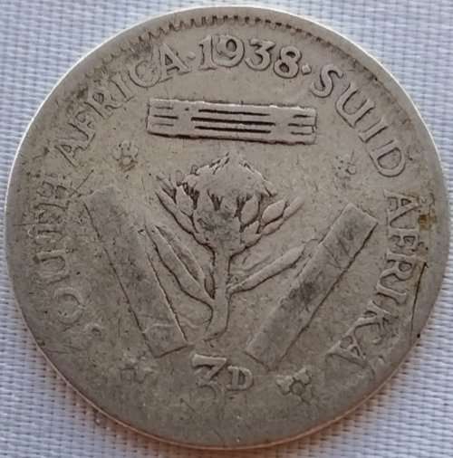 1938 THREEPENCE COIN   SILVER         SUN10426