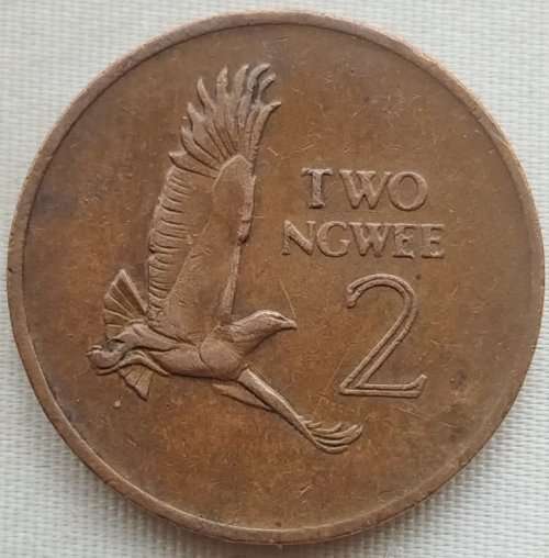 1968   2 NGWEE   Coin       ZAMBIA         SUN10810