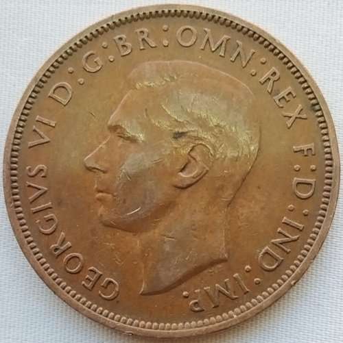 1948 -   ONE PENNY COIN   United Kingdom         SUN11141*