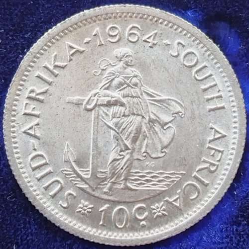 1964   SILVER 10 CENT   Coin          SUN11238