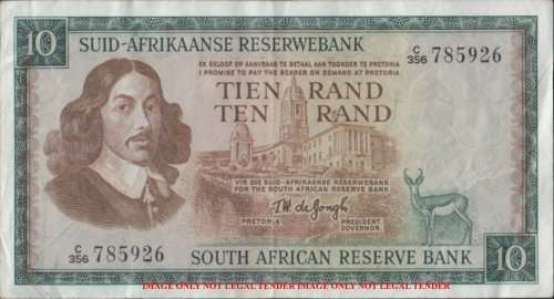 WOW    ***  TW DE JONGH  R10  NOTE  ***     C356 785926      SET035*