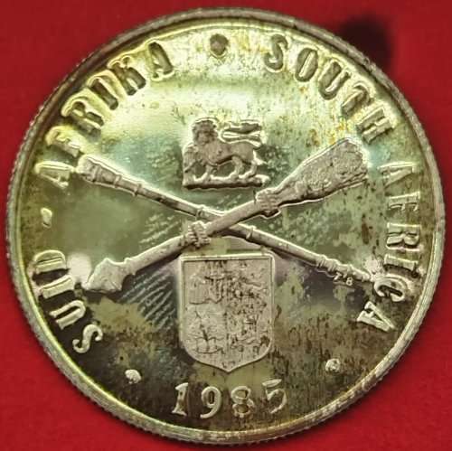 1985 RSA SILVER PARLIAMENT (1910-1985) R1 COIN          SUN11286