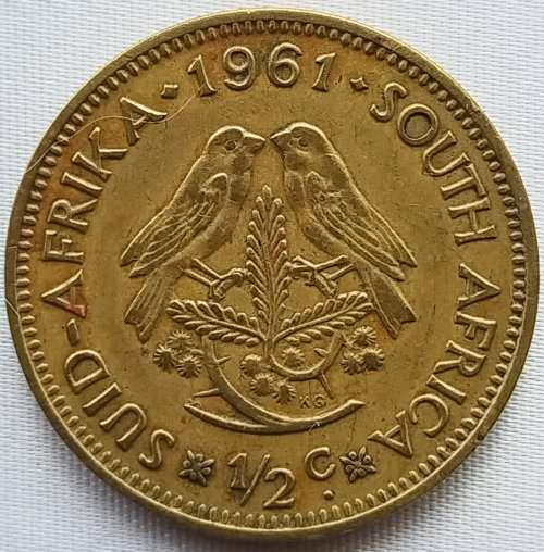 1961   1/2c   Coin                SUN11458