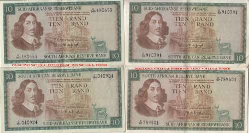 ***  SET OF FOUR R10 NOTES     ***     (BID PER NOTE TO TAKE ALL 4 NOTES)   SET027A