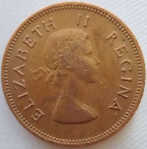 1959  HALF  PENNY    COIN        SA                       SUN11494