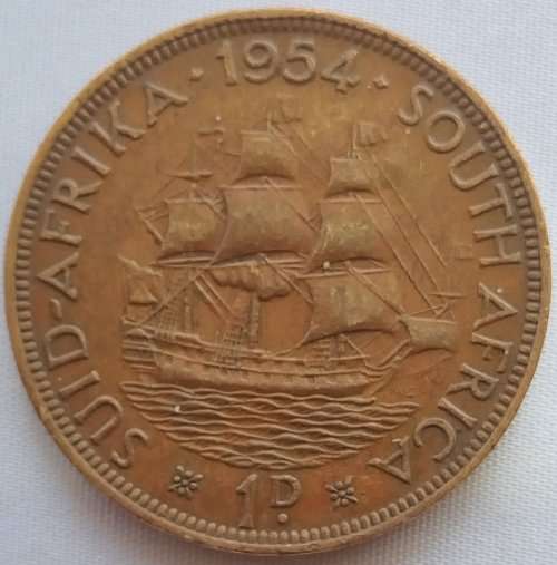 1954  PENNY    COIN        SA                       SUN11543