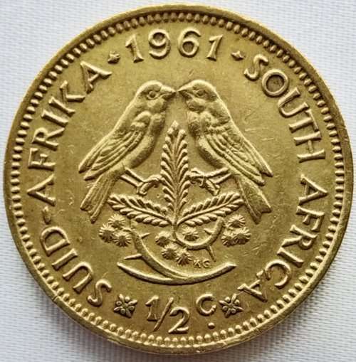 1961   1/2c   Coin                SUN11567