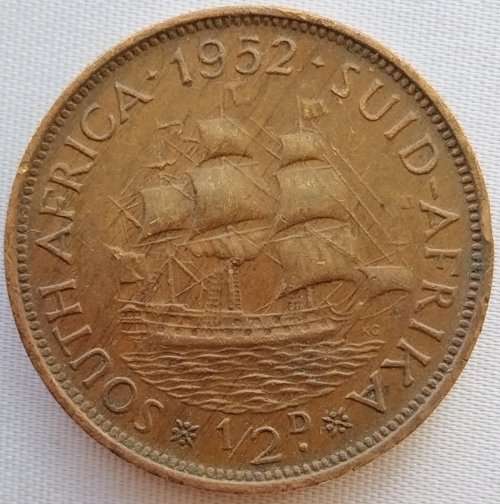 1952   HALF PENNY    COIN        SA                       SUN11739