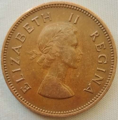 1958      HALF PENNY COIN    SOUTH AFRICA                 SUN11868*