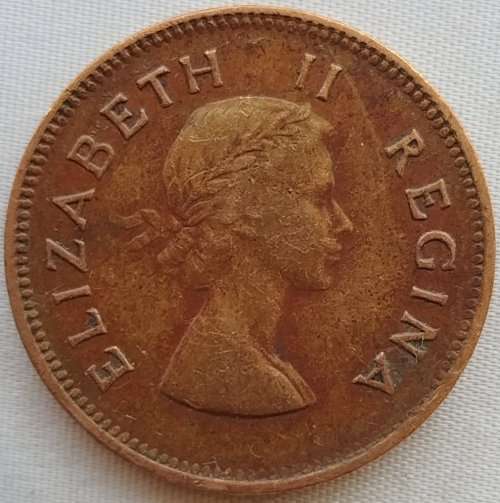 1953    HALF PENNY COIN    SOUTH AFRICA                 SUN11879~