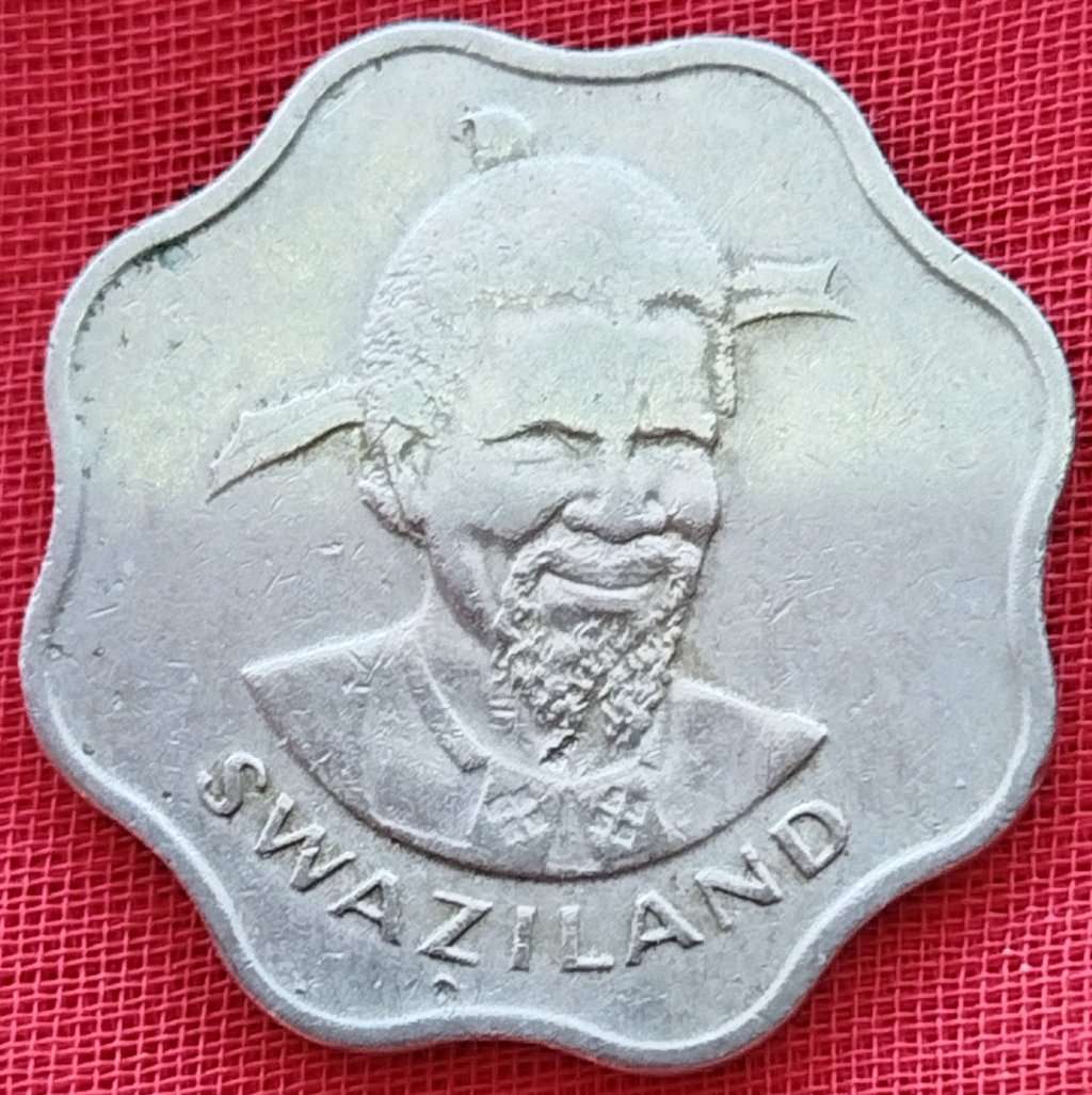 1974   10 CENT COIN       SWAZILAND                      SUN12282*