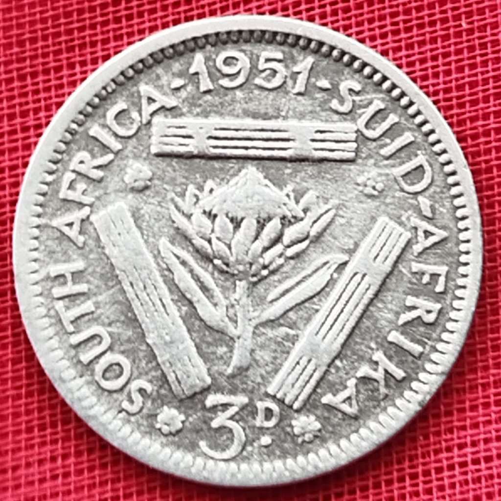 1951  Threepence Coin   SILVER                SUN12317*