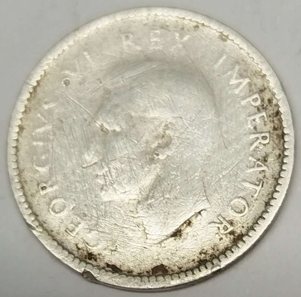 1937  Threepence Coin   SILVER   0.800             SUN12693*
