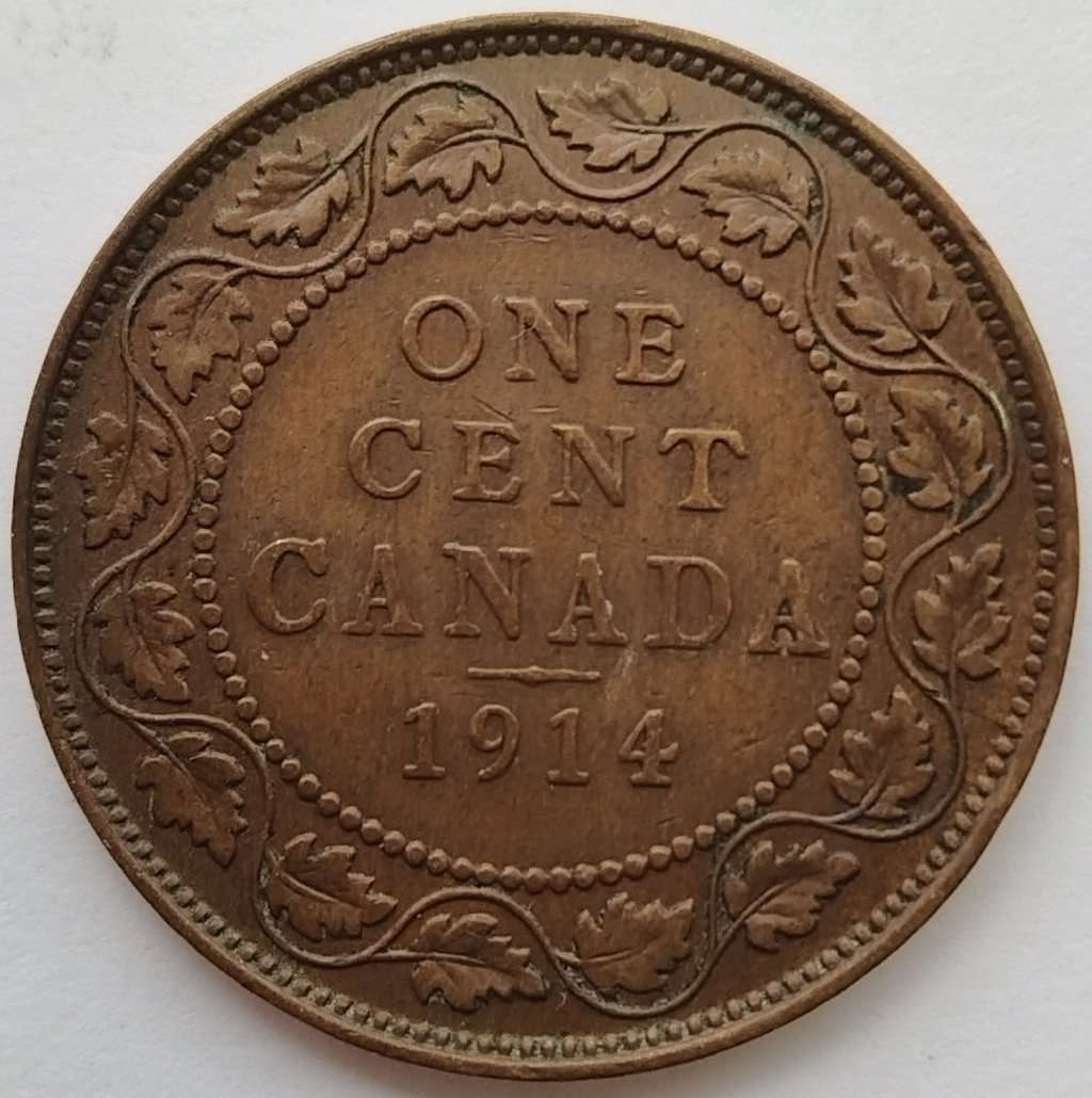 1914  1 CENT  COIN      CANADA          SUN12778*