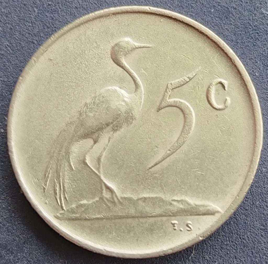 1969   5c   COIN   (Afrikaans)       SUN12842*