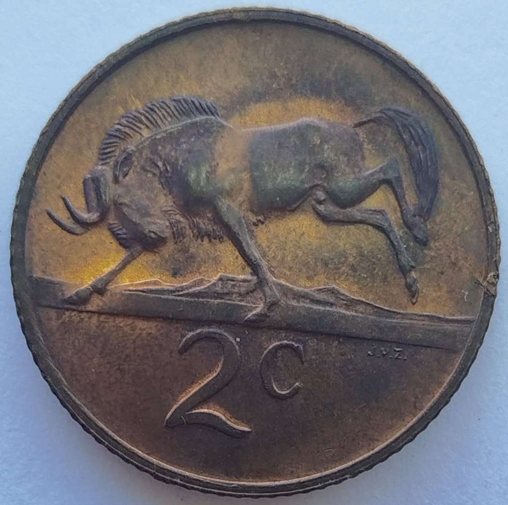 1969   2c   COIN   (Afrikaans)       SUN12899*