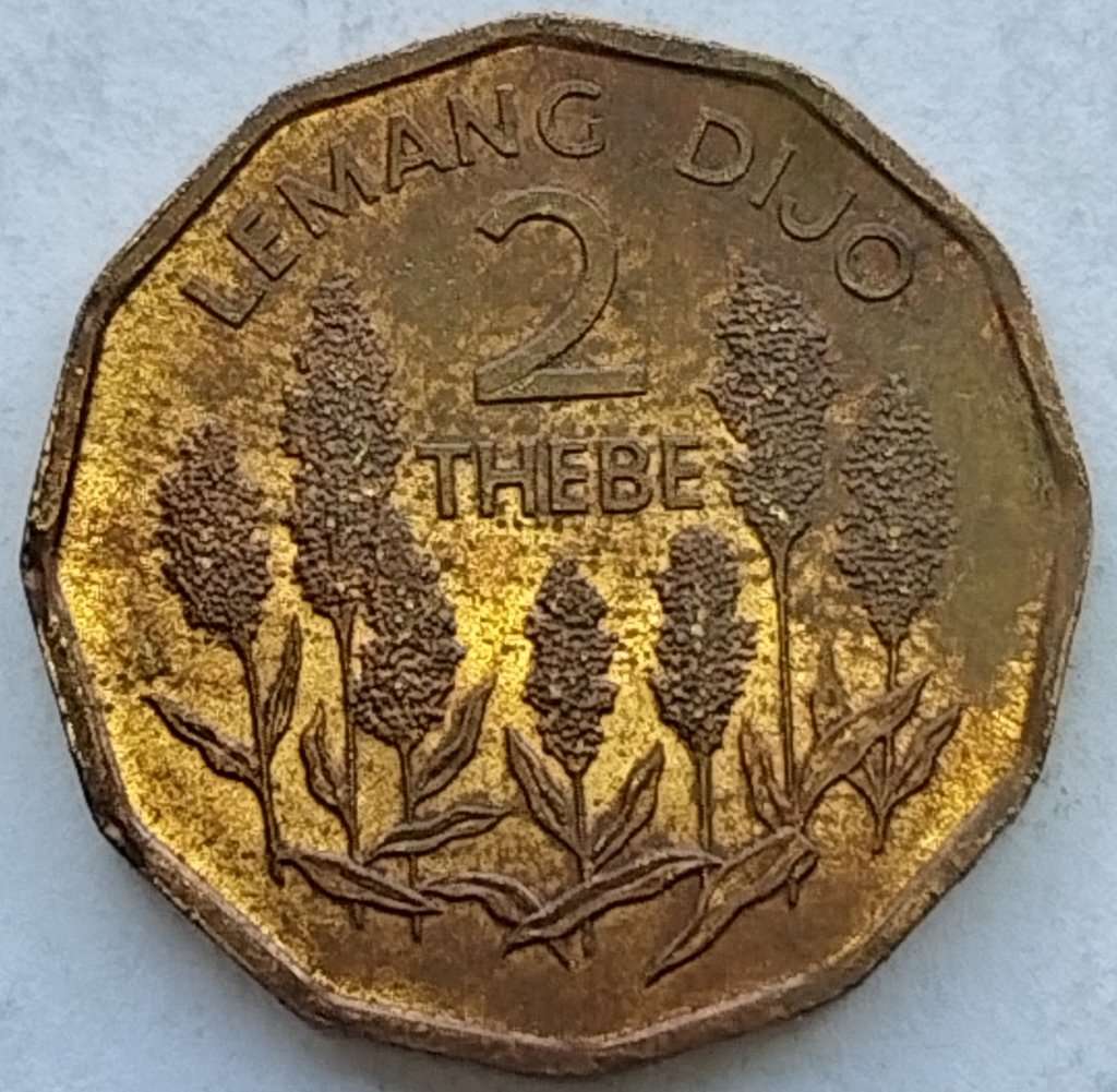 1981   2  THEBE COIN       BOTSWANA                       SUN13053*