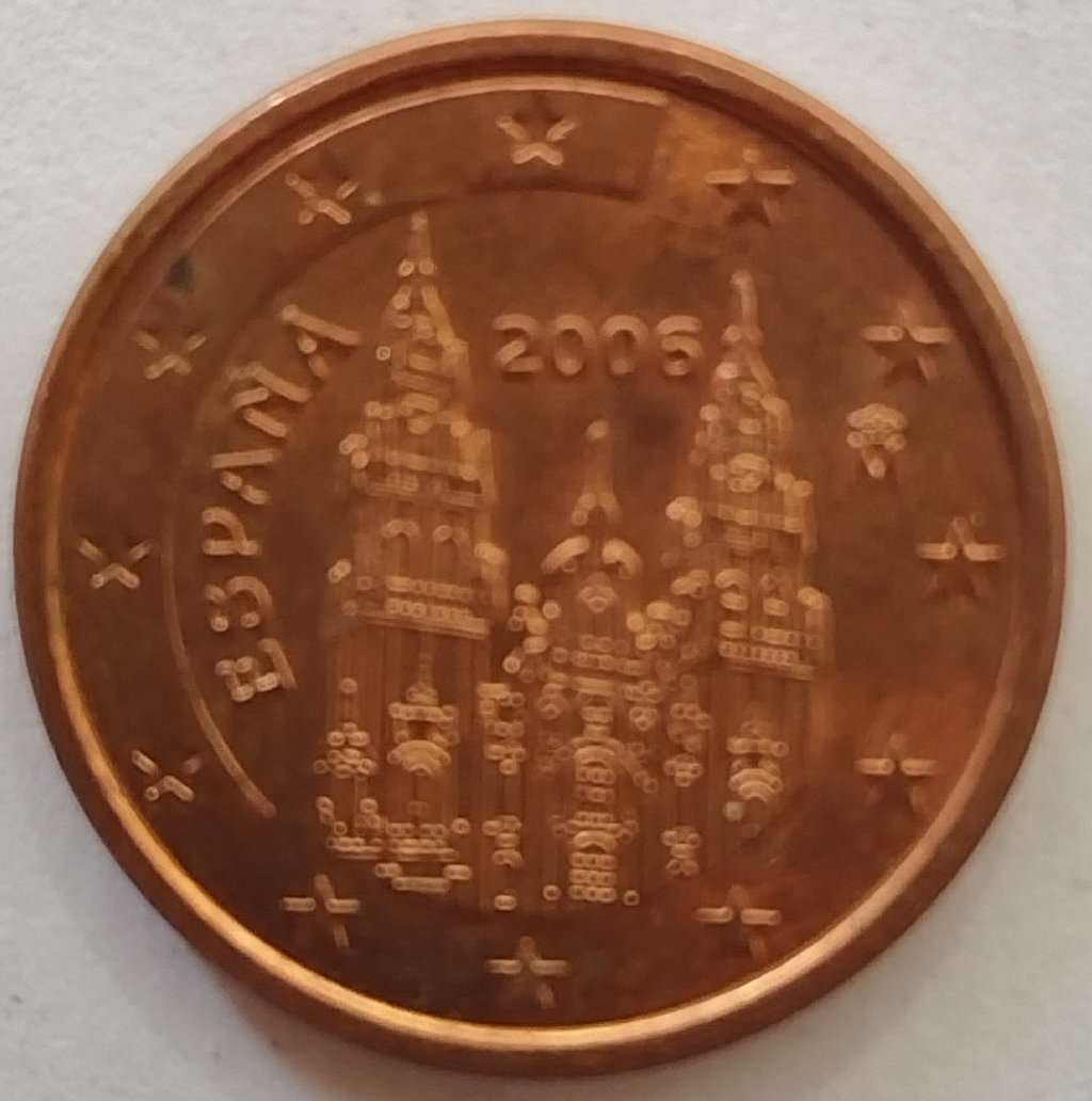 2006  1 Euro Cent      SPAIN          SUN13150*