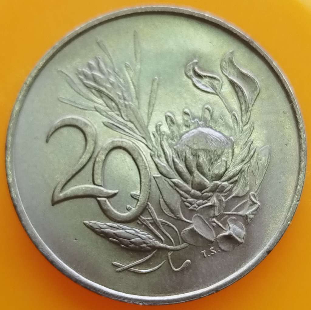 1969  20c   COIN     (Afrikaans)       SUN13708*