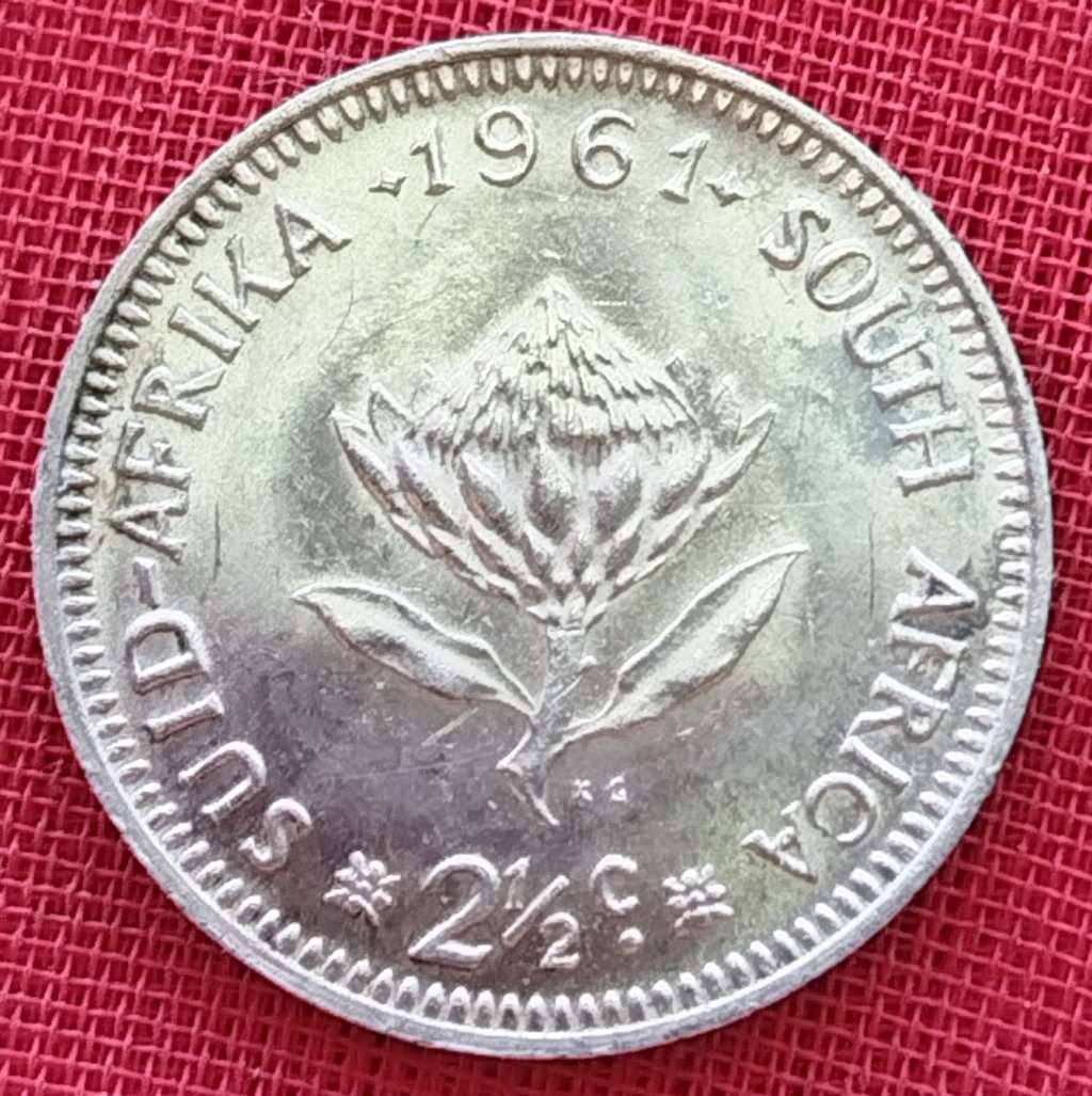 1961      2 1/2 c   Coin    SILVER          SUN14012*