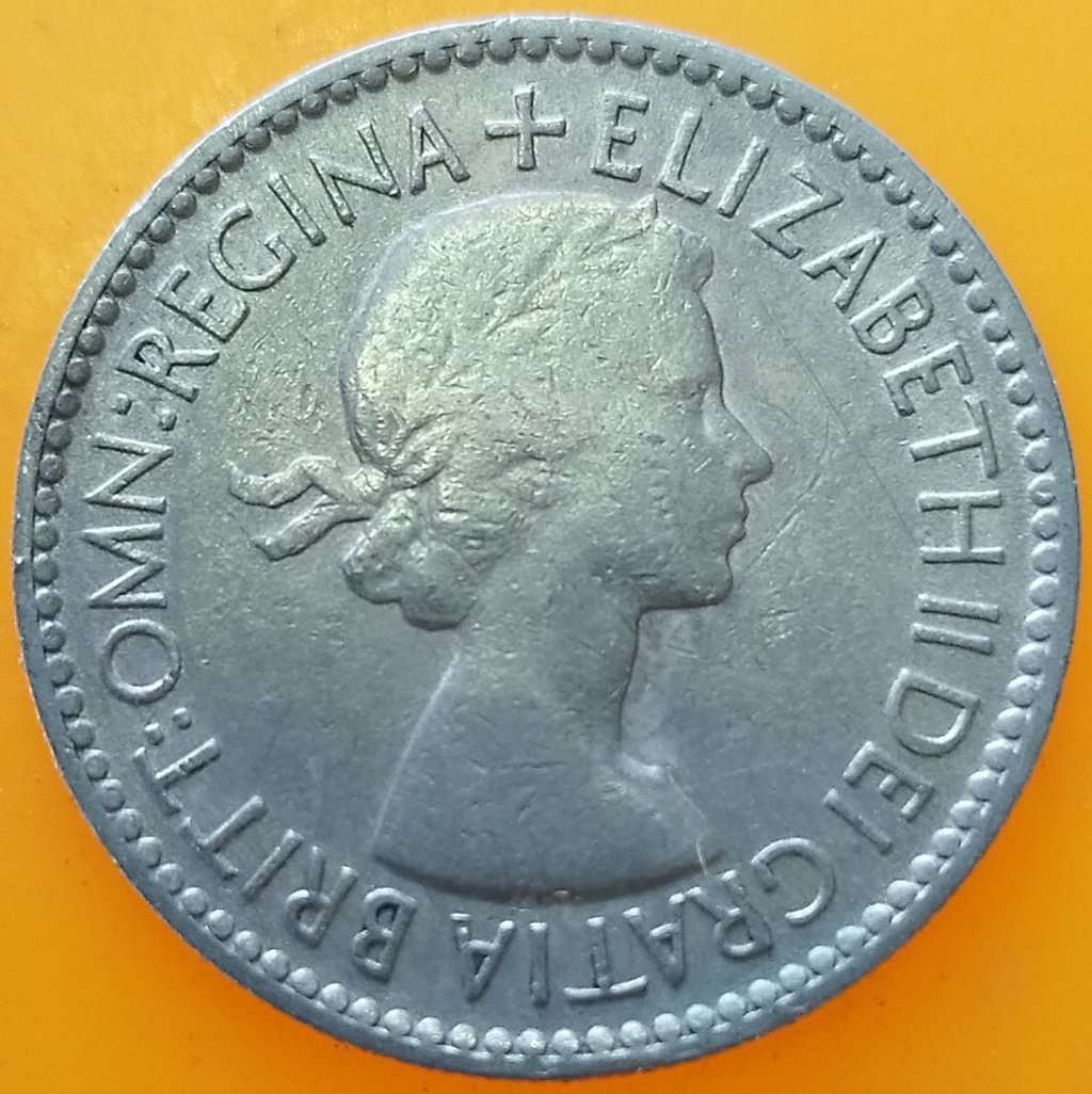 1953 -   SIX  Pence Coin      United Kingdom         SUN14288