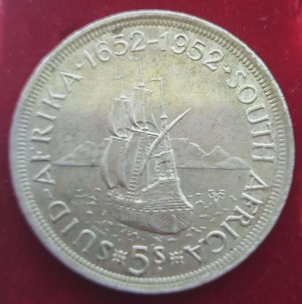 1952     5 SHILLING        (SILVER )       SUN14364