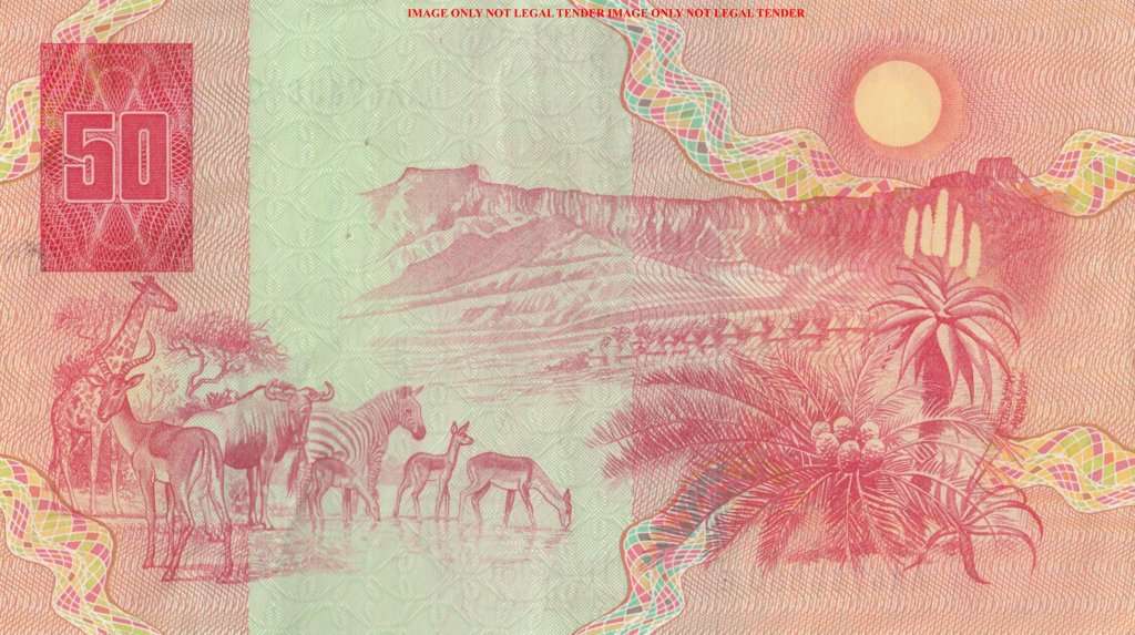 GPC DE KOCK      R50  BANKNOTE       AA6743880E       SET038