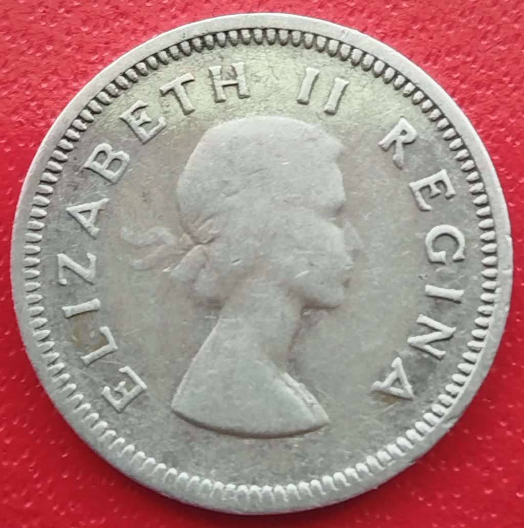 1957  Threepence Coin   SILVER   0.500             SUN14398