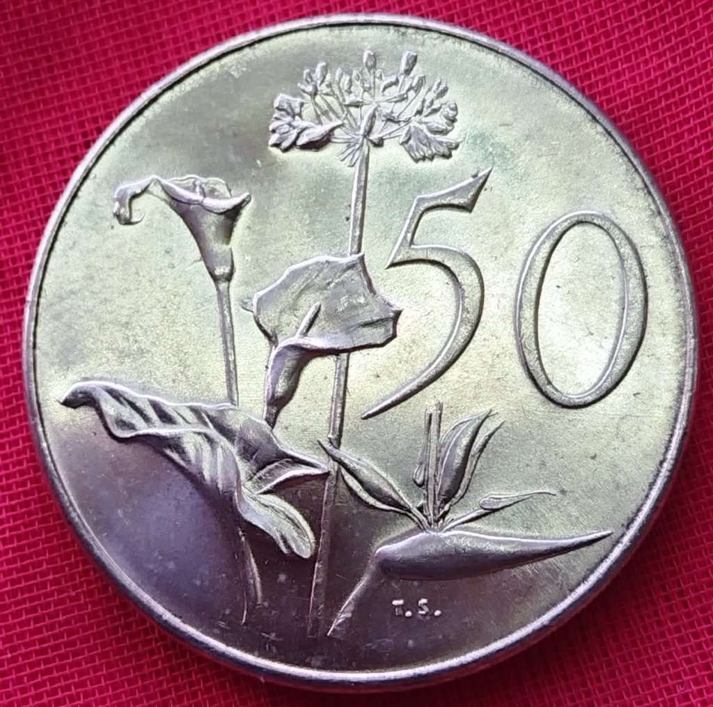 1966  50c   COIN   (Afrikaans)       SUN14675